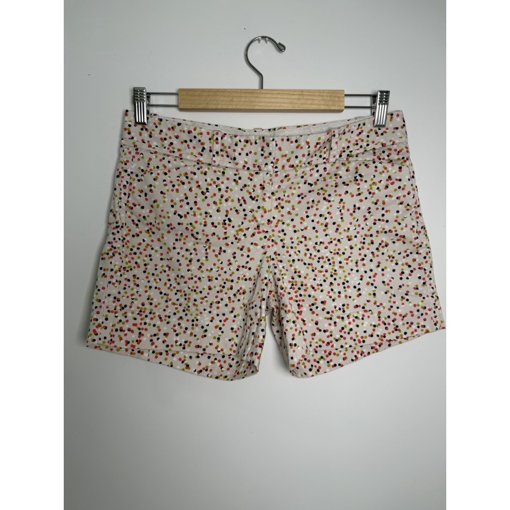 The Limited Women's Size 6 Confetti Print Shorts Stretch‎ Cotton Summer Festival